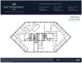 4600 S Ulster St, Denver, CO à louer Plan d’étage– Image 1 sur 1