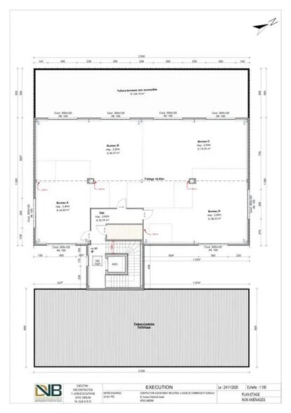 Bureau dans Labenne à louer - Plan d’étage – Image 2 sur 2