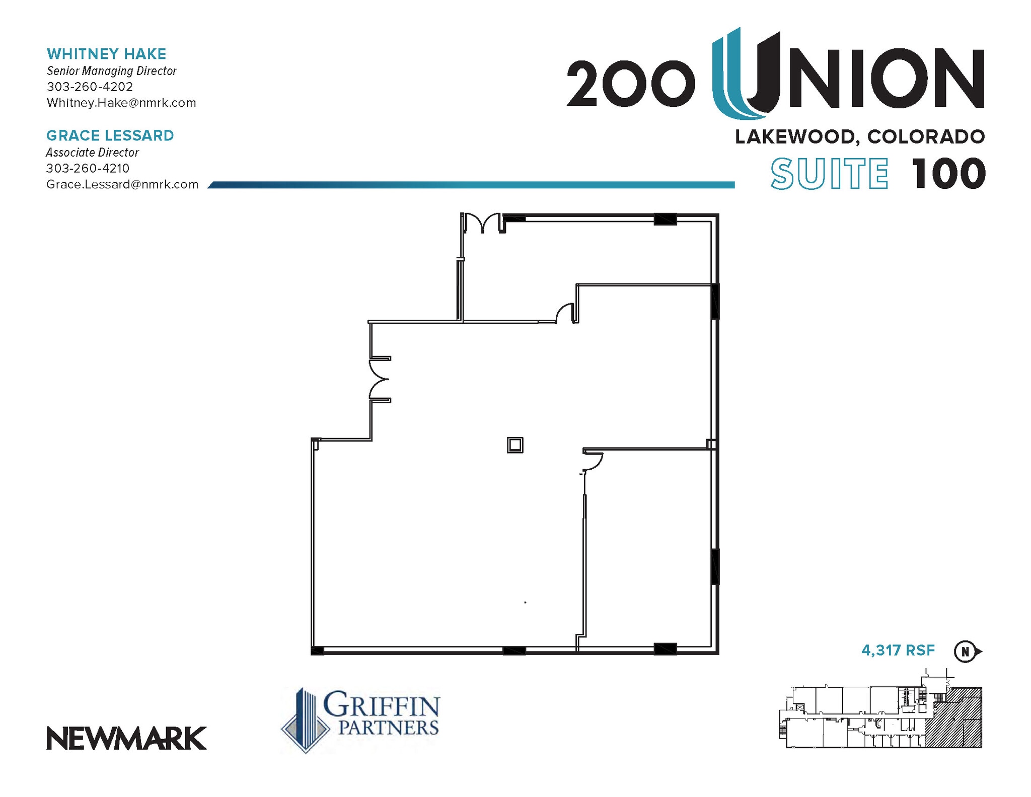 200 Union Blvd, Lakewood, CO à louer Plan d’étage– Image 1 sur 1