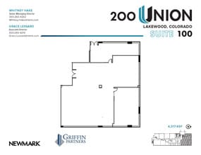 200 Union Blvd, Lakewood, CO à louer Plan d’étage– Image 1 sur 1