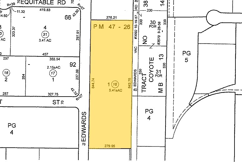 16826-16840 Edwards Rd, Cerritos, CA à louer - Plan cadastral – Image 2 sur 2
