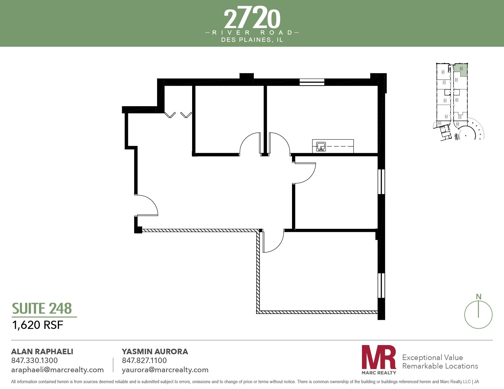 2720 S River Rd, Des Plaines, IL à louer Plan d’étage– Image 1 sur 1