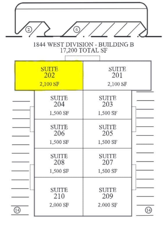 1844 W Division St, Arlington, TX à louer Plan d’étage– Image 1 sur 1