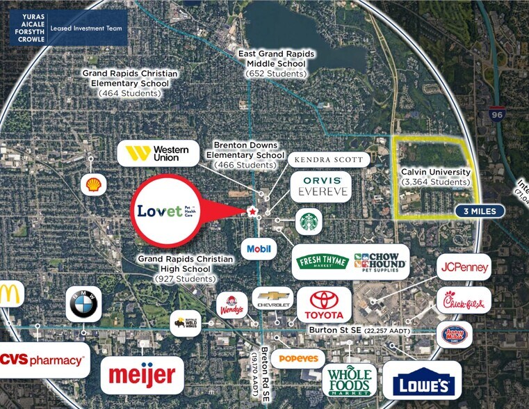 1935 Breton Rd SE, Grand Rapids, MI à vendre - Aérien – Image 3 sur 5