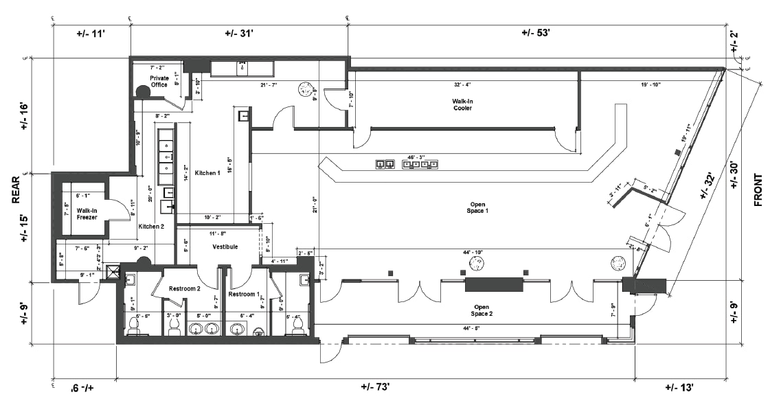 1201 W Mt. Royal Ave, Baltimore, MD à louer Plan d’étage– Image 1 sur 7