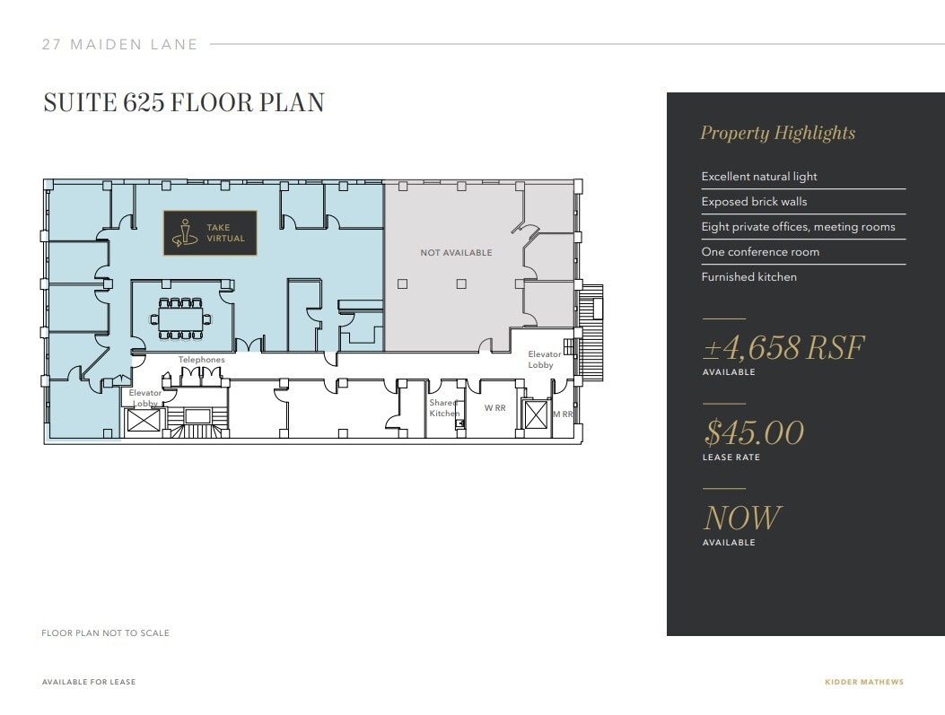 27 Maiden Ln, San Francisco, CA à louer Plan d’étage– Image 1 sur 6