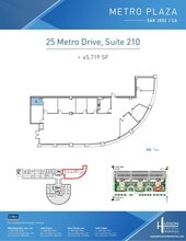 25 Metro Dr, San Jose, CA à louer Plan d’étage– Image 1 sur 1