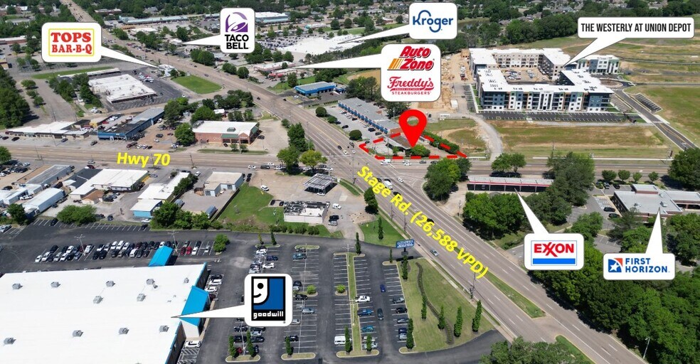 6870 Stage rd, Bartlett, TN à louer - Photo principale – Image 1 sur 2
