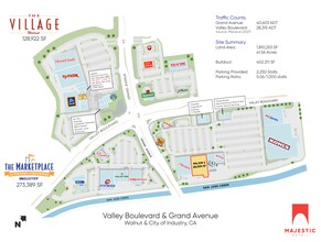 21630-21818 Valley Blvd, Walnut, CA à louer Plan de site– Image 1 sur 1