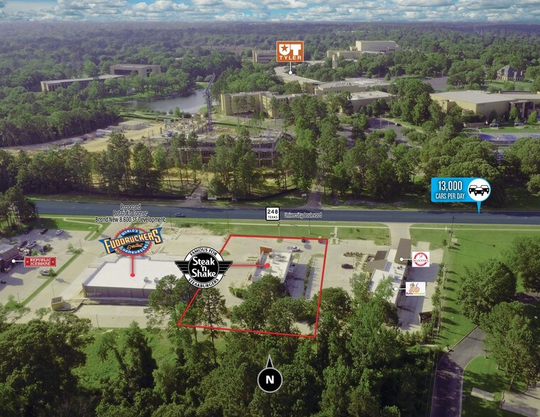 3915 University Blvd, Tyler, TX à vendre - Photo de l’immeuble – Image 2 sur 10