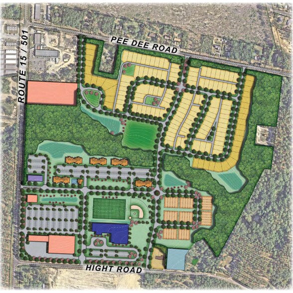 TBD Hight Rd, Aberdeen, NC à vendre - Plan de site – Image 1 sur 3