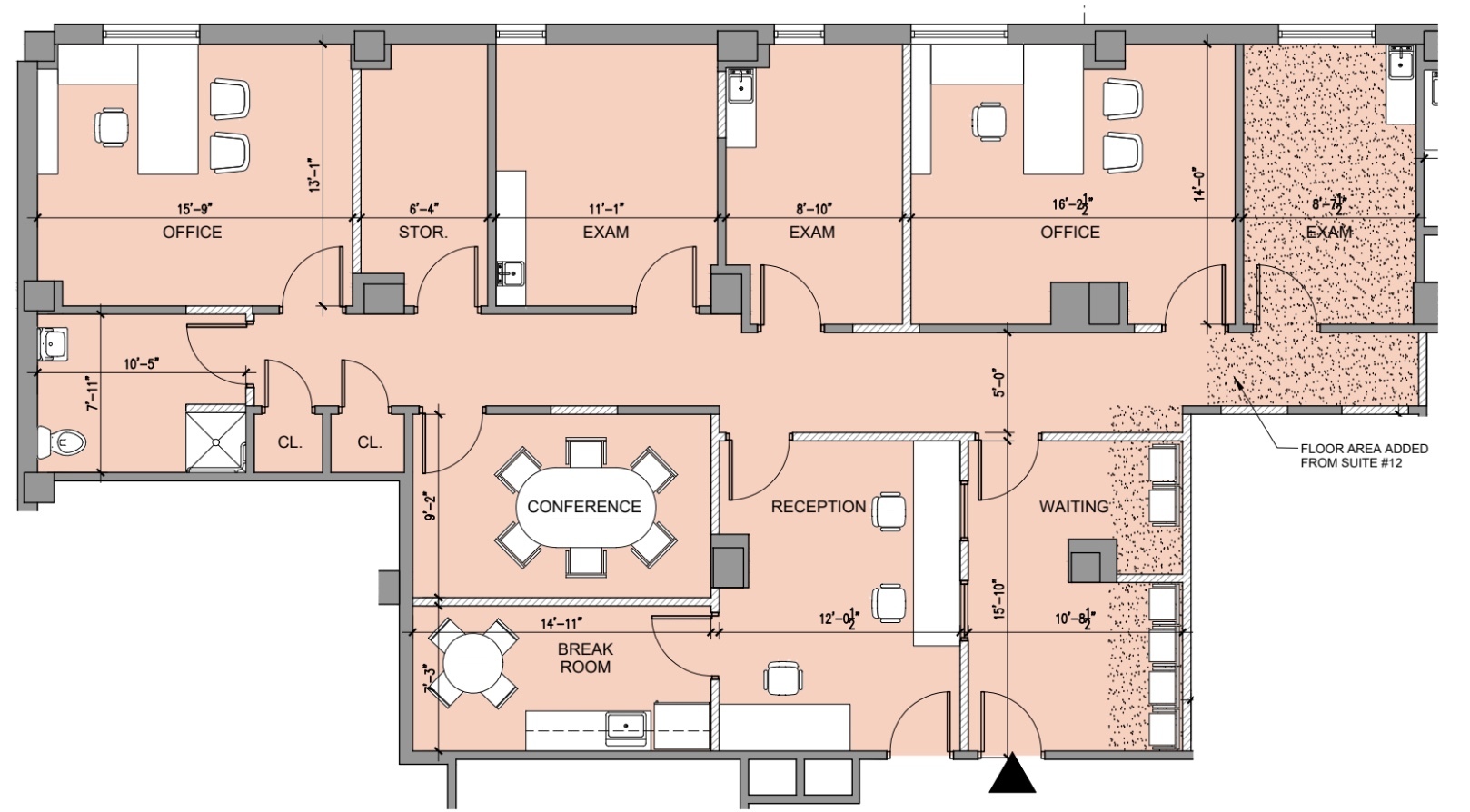 140 Prospect Ave, Hackensack, NJ à louer Plan d’étage– Image 1 sur 1