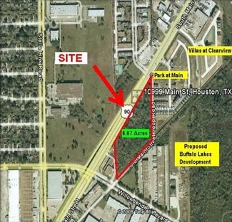 Plus de détails pour 10999 S Main St, Houston, TX - Terrain à louer
