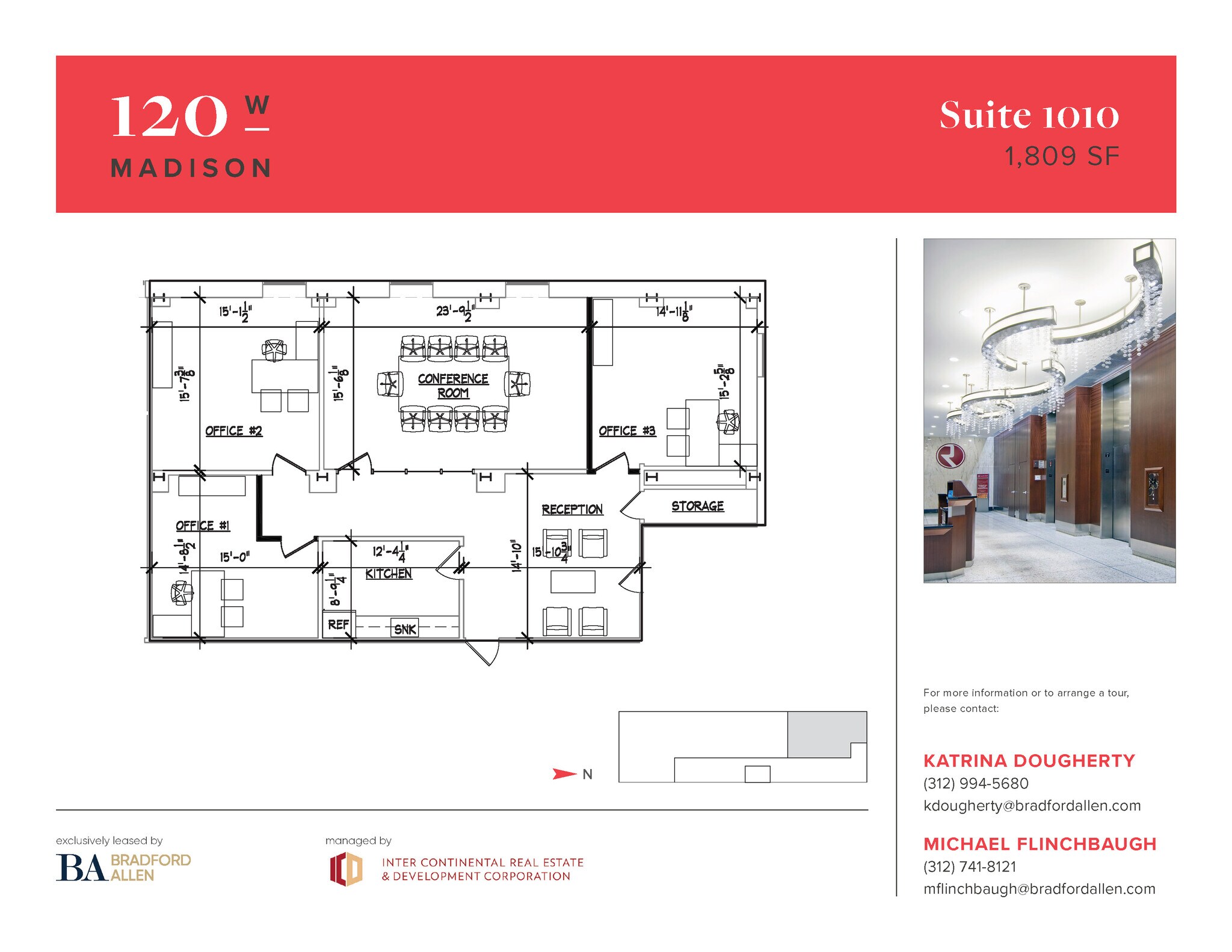 120 W Madison St, Chicago, IL à louer Plan d’étage– Image 1 sur 4