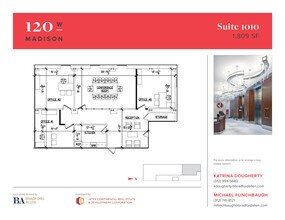120 W Madison St, Chicago, IL à louer Plan d’étage– Image 1 sur 4