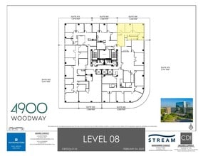 4900 Woodway Dr, Houston, TX à louer Plan d’étage– Image 1 sur 1
