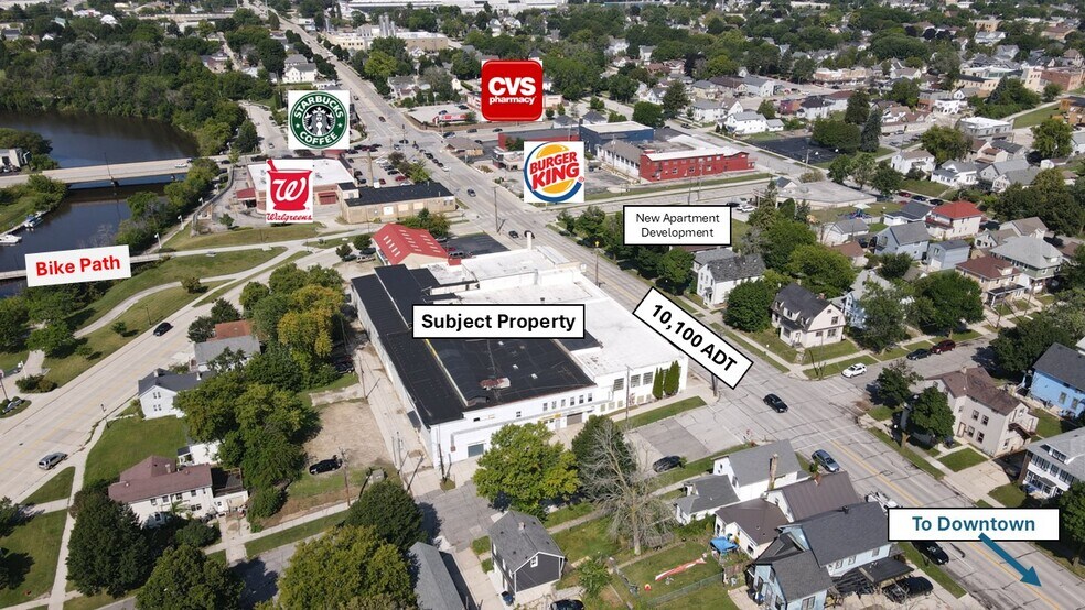 1201-1229 Erie Ave, Sheboygan, WI à vendre - Photo de l’immeuble – Image 3 sur 3