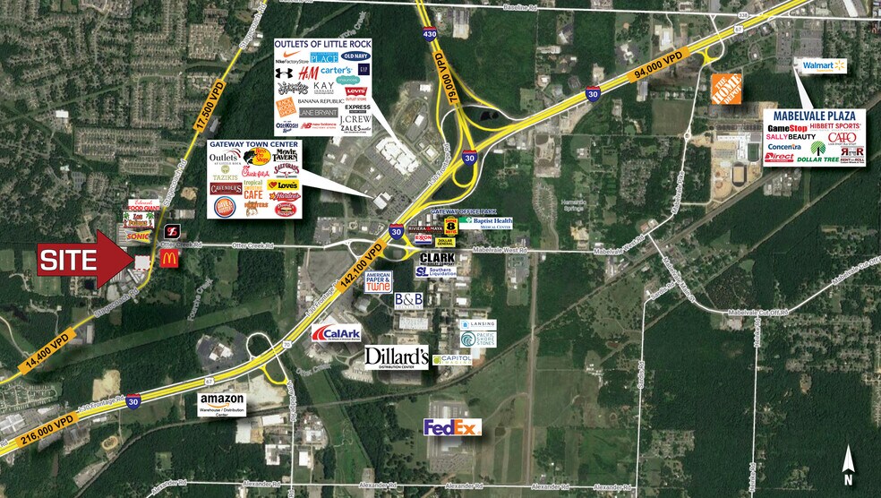 Otter Creek Rd & Stagecoach Rd, Little Rock, AR à vendre - Aérien – Image 2 sur 3
