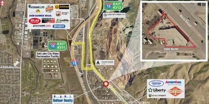 1621 N Beck St, Salt Lake City, UT - Vue aérienne  vue de carte