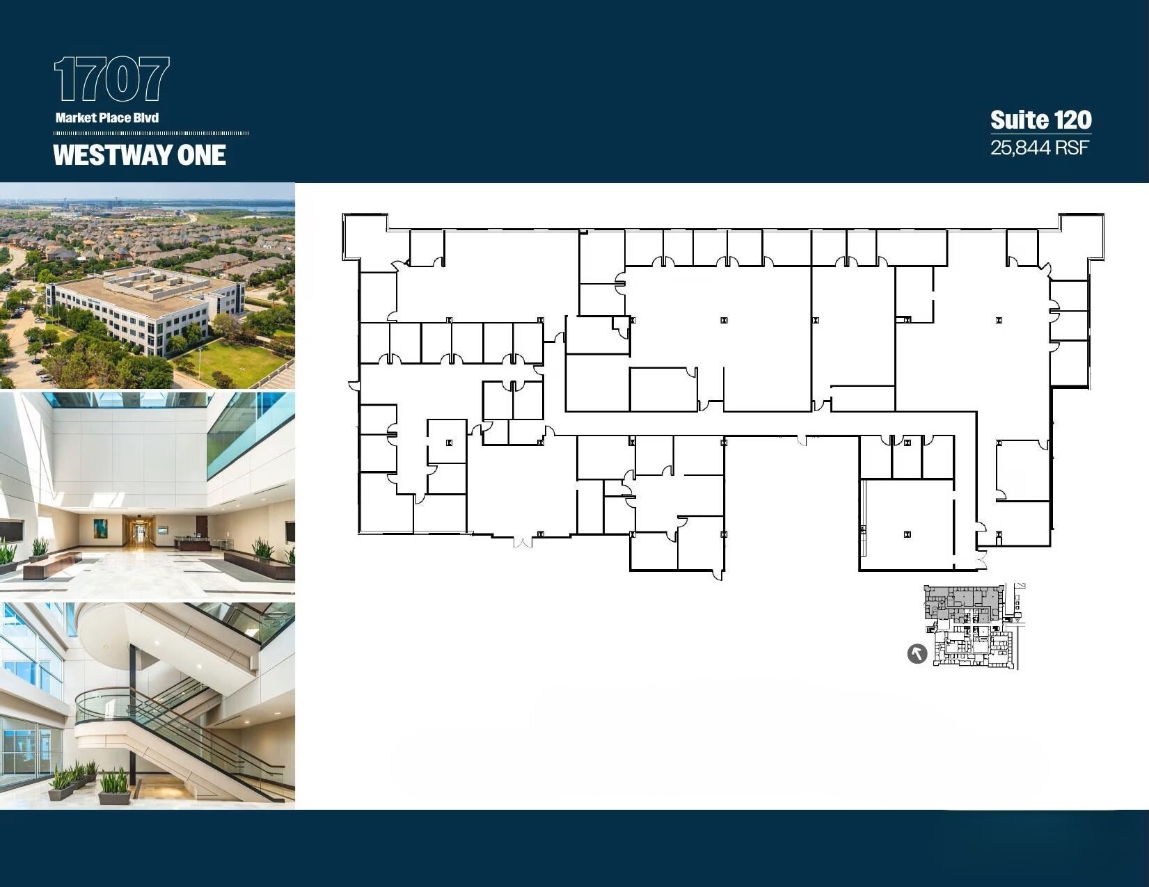 1707 Market Place Blvd, Irving, TX à louer Plan d’étage– Image 1 sur 1