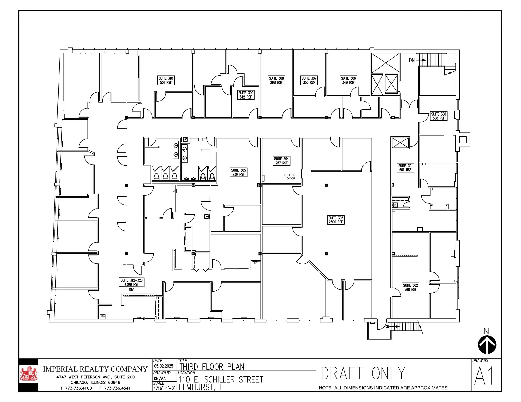 110 E Schiller St, Elmhurst, IL à louer Plan de site– Image 1 sur 1