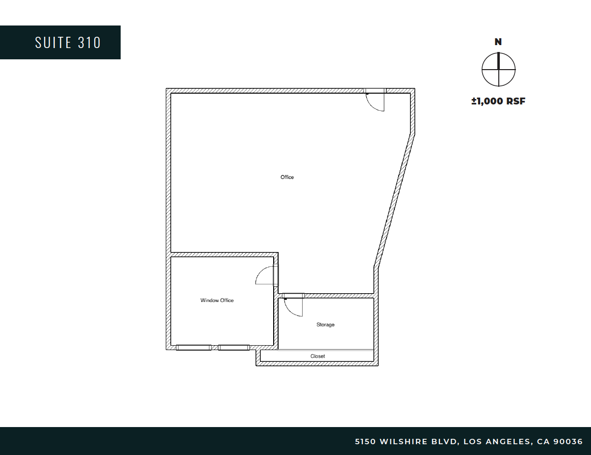 5150 Wilshire Blvd, Los Angeles, CA à louer Plan d’étage– Image 1 sur 1