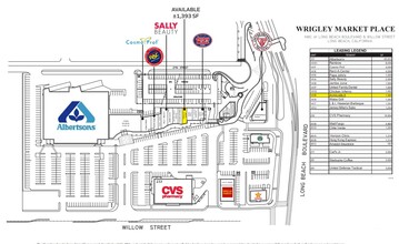 141 E Willow St, Long Beach, CA à louer Plan de site– Image 1 sur 1