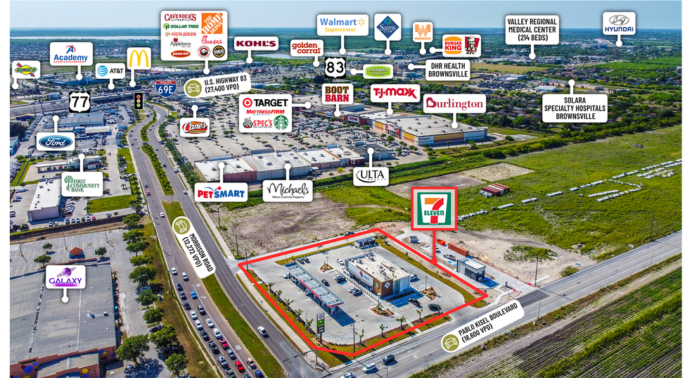 651 E. Morrison Rd., Brownsville, TX à vendre - Photo de l’immeuble – Image 3 sur 7