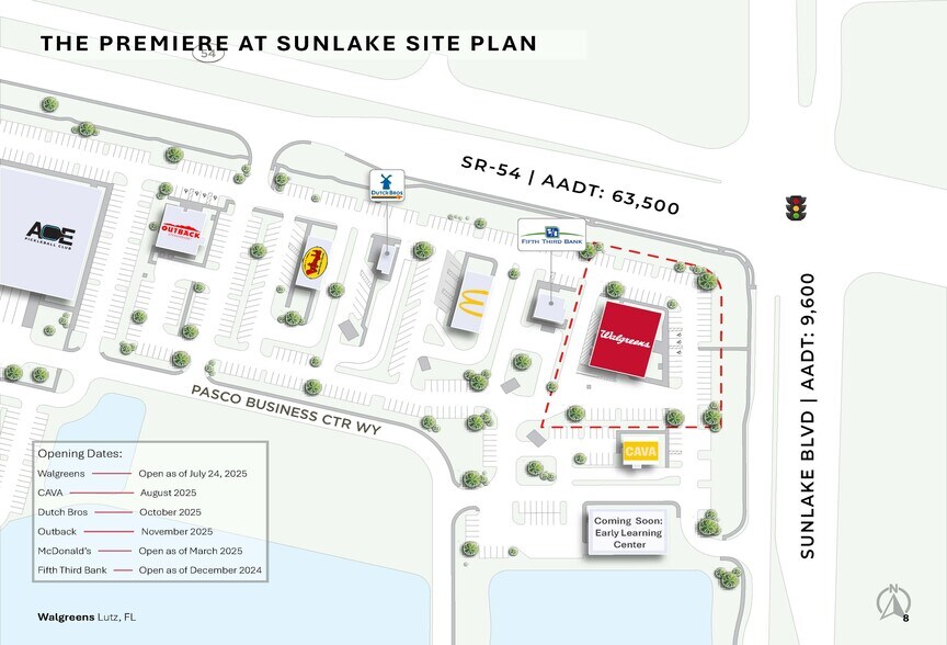 2459 Sunlake Blvd, Lutz, FL à vendre - Plan de site – Image 3 sur 8