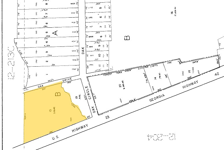 4820 Highway 42, Ellenwood, GA à vendre - Plan cadastral – Image 2 sur 2