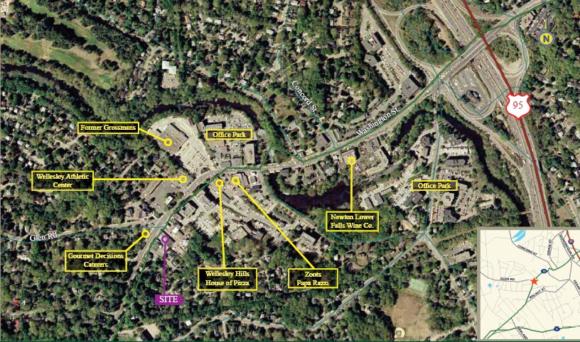 54 Washington St, Wellesley, MA à louer - Aérien – Image 2 sur 5