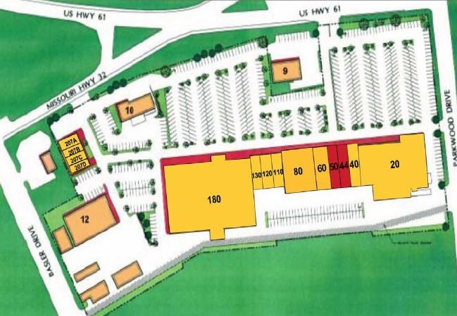 20-185 Plaza Dr, Sainte Genevieve, MO à louer Plan de site– Image 1 sur 1