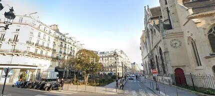 Paris, PAR - Vue aérienne vue de carte