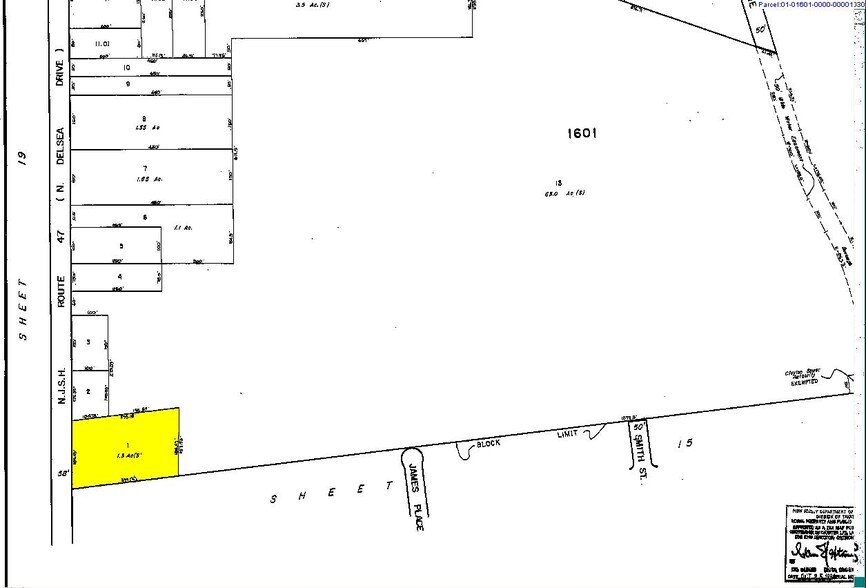 825 N Delsea Dr, Clayton, NJ à vendre - Plan cadastral – Image 2 sur 9