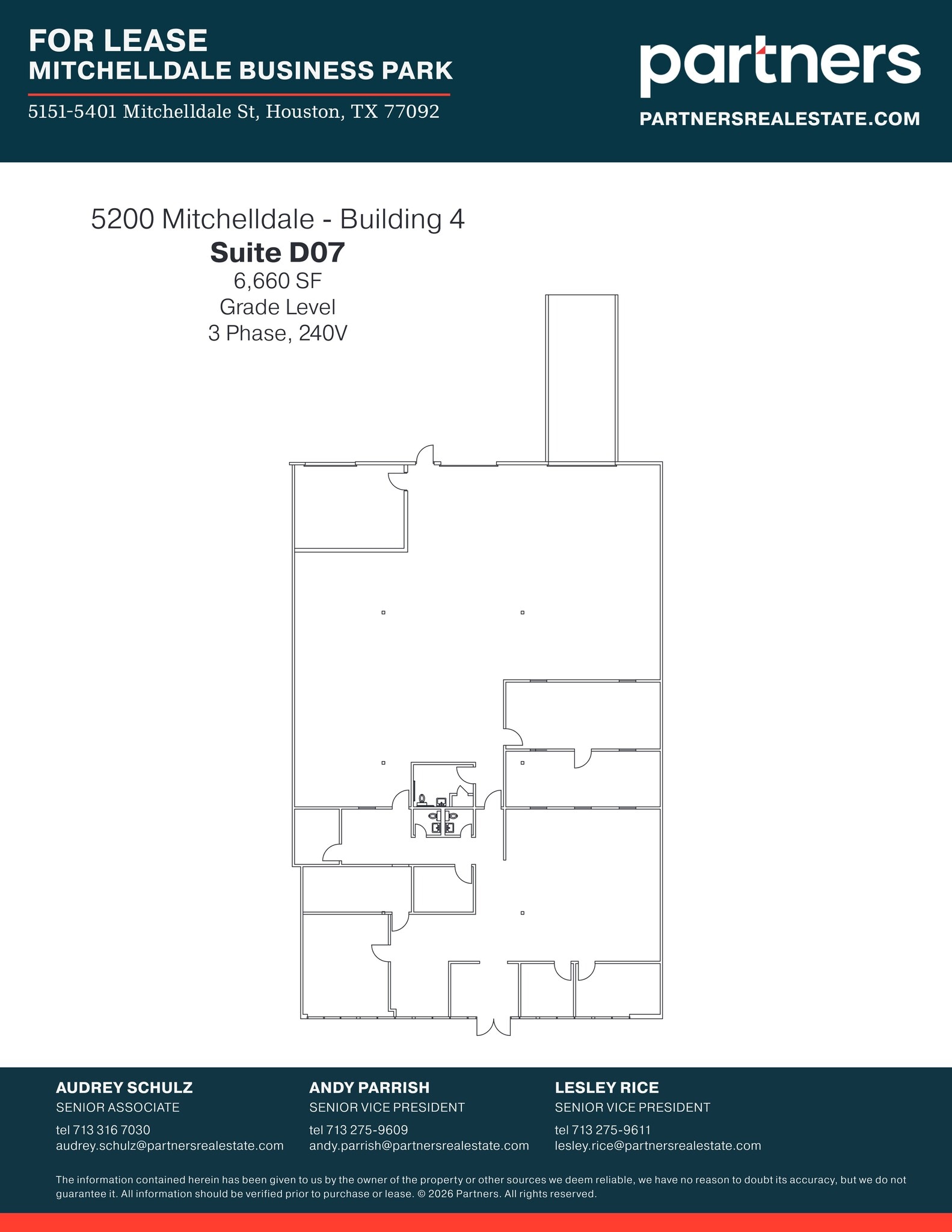 5151 Mitchelldale St, Houston, TX à louer Plan de site– Image 1 sur 1