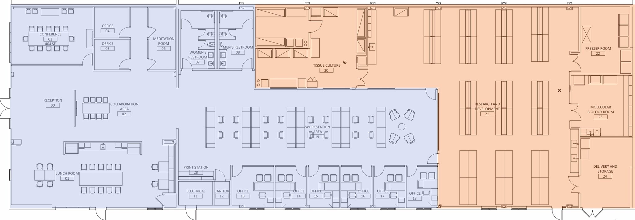 14751-14761 Califa St, Van Nuys, CA à louer Plan d’étage– Image 1 sur 1