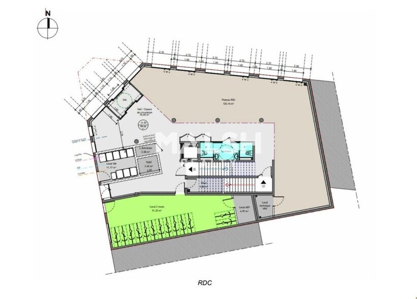 Bureau dans Villeurbanne à vendre - Plan d’étage – Image 3 sur 10
