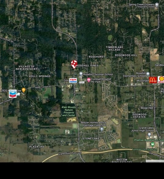 22353 Mueschke Rd, Tomball, TX à vendre - Aérien – Image 2 sur 3