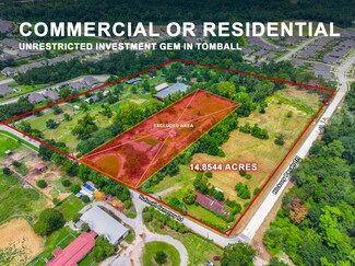 Plus de détails pour 25635 Hufsmith Cemetery Rd, Tomball, TX - Terrain à vendre