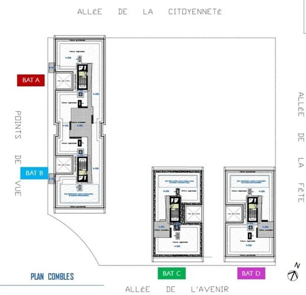 Bureau dans Lieusaint à louer - Plan de site – Image 2 sur 8