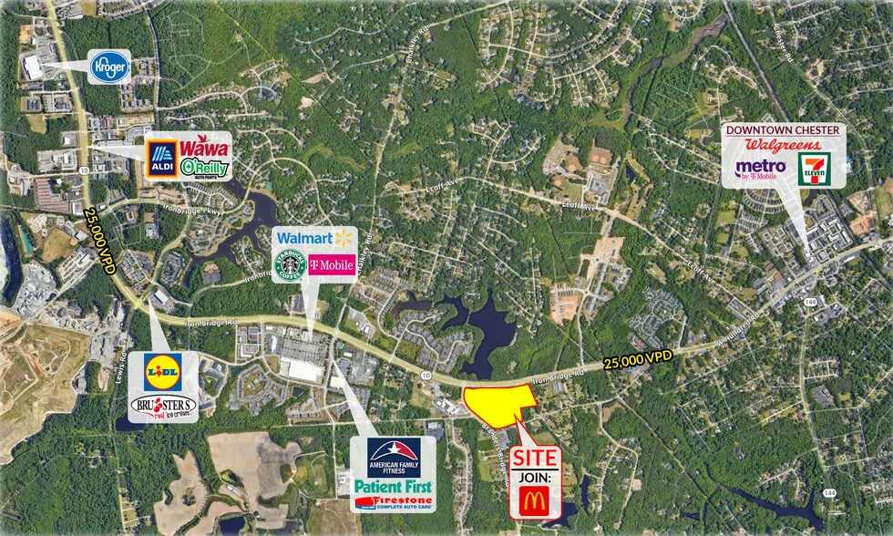 12420 Iron Bridge Rd, Chester, VA à louer - Photo de l’immeuble – Image 1 sur 3