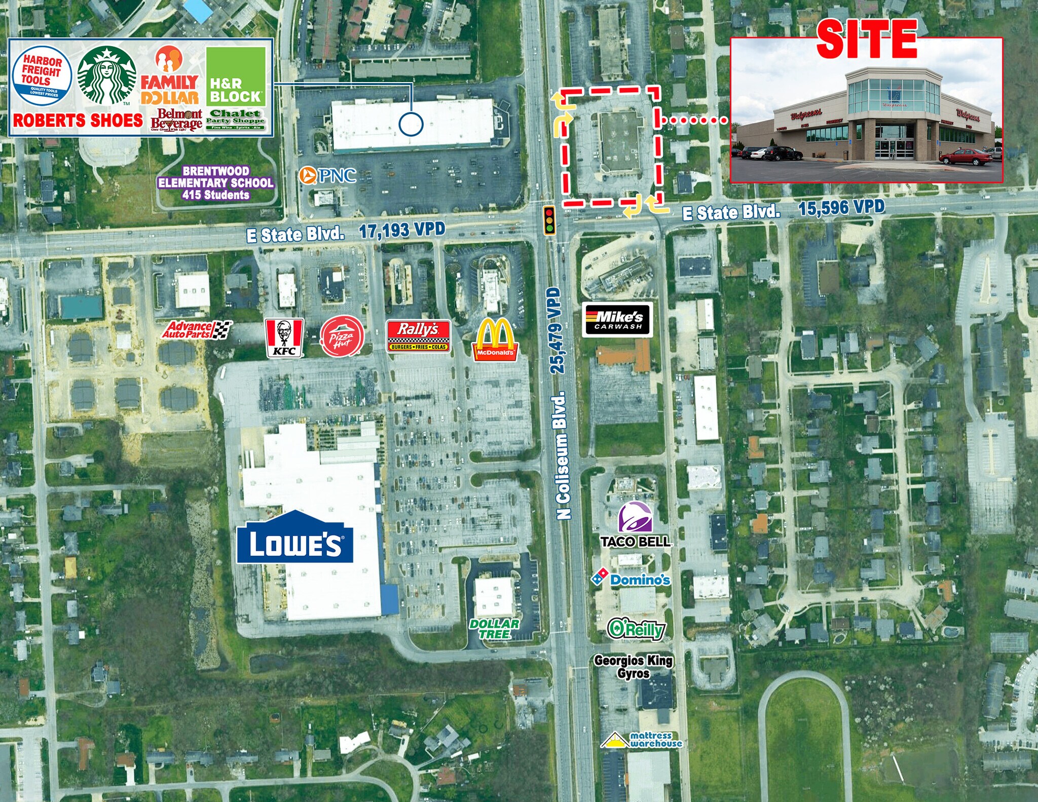 2410 N Coliseum Blvd, Fort Wayne, IN à louer Photo principale– Image 1 sur 6