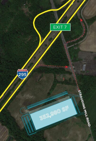 Straughns Mill Rd, Pedricktown, NJ à vendre - Photo de l’immeuble – Image 2 sur 2