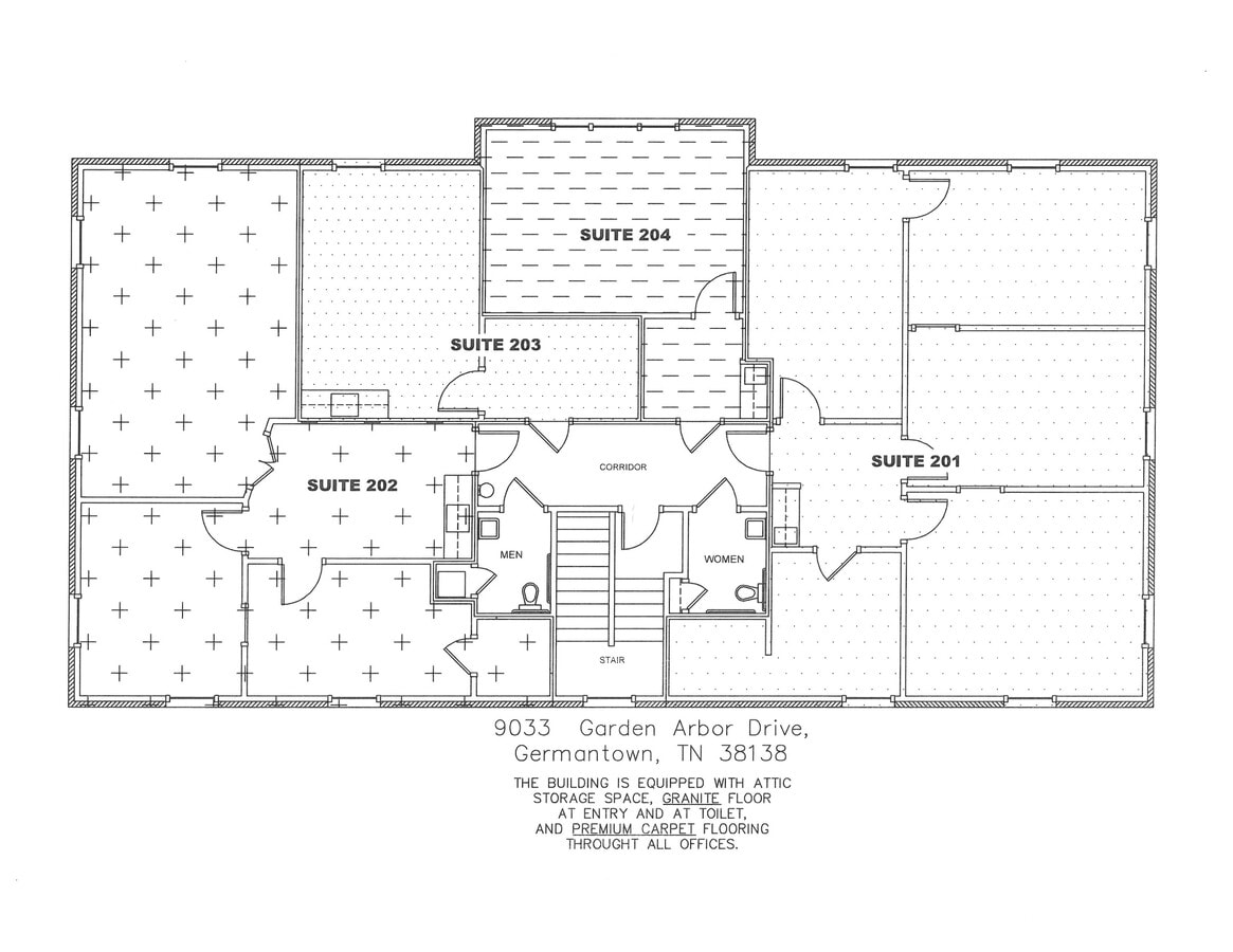 9033 Garden Arbor Dr, Germantown, TN 38138 - Lot 201 202 -  - Plan d’étage - Image 1 of 1