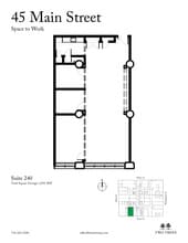 45 Main St, Brooklyn, NY à louer Plan d’étage– Image 2 sur 6