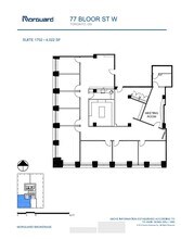 77 Bloor St W, Toronto, ON à louer Plan d’étage– Image 1 sur 1