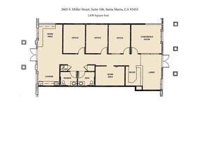 2605 S Miller St, Santa Maria, CA à louer Plan de site– Image 2 sur 6