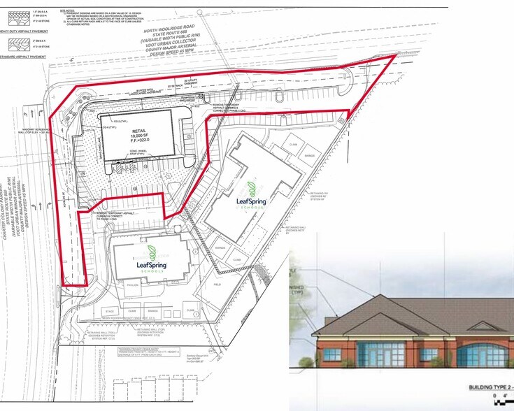 5301 Woolridge Rd, Midlothian, VA à vendre - Plan de site – Image 2 sur 2