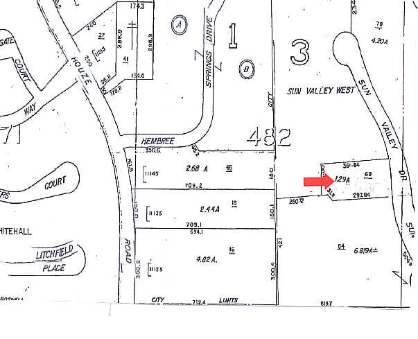 490 Sun Valley Dr, Roswell, GA à louer - Plan cadastral – Image 2 sur 2