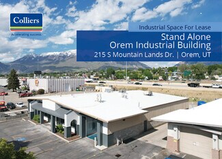 Plus de détails pour 215 Mountainlands Dr, Orem, UT - Industriel/Logistique à louer